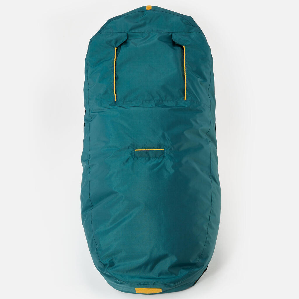 Very warm foot muff, waterproof and adaptable -25° C-Turquoise